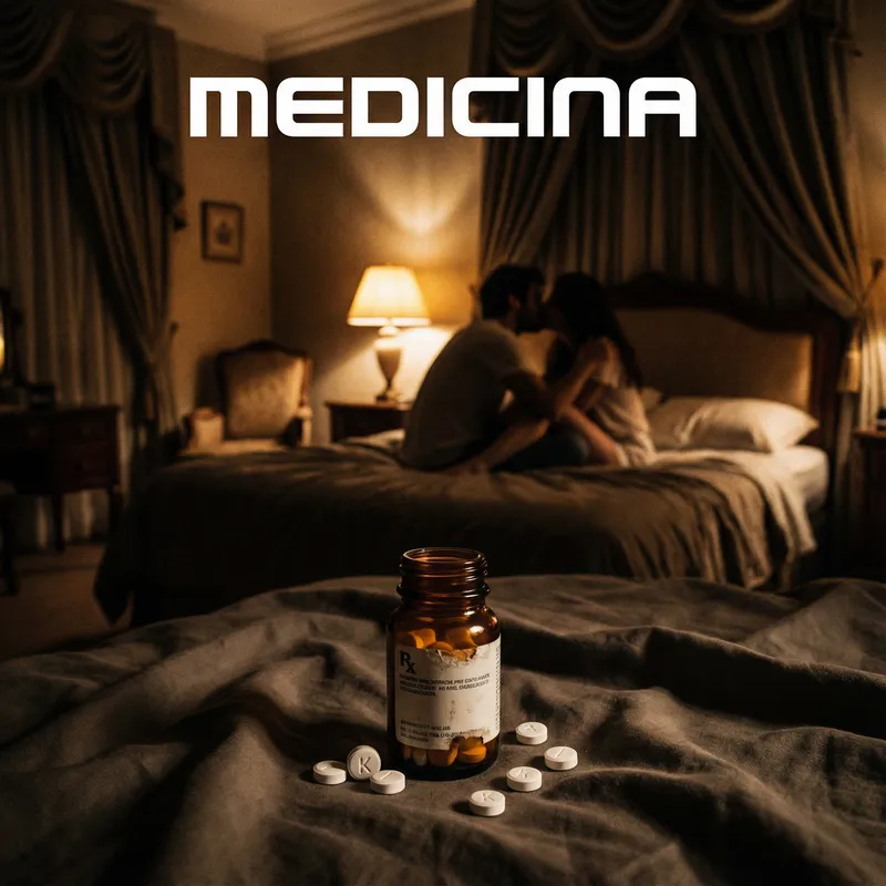 Medicina Album Cover: Aesthetic Bedroom Scene