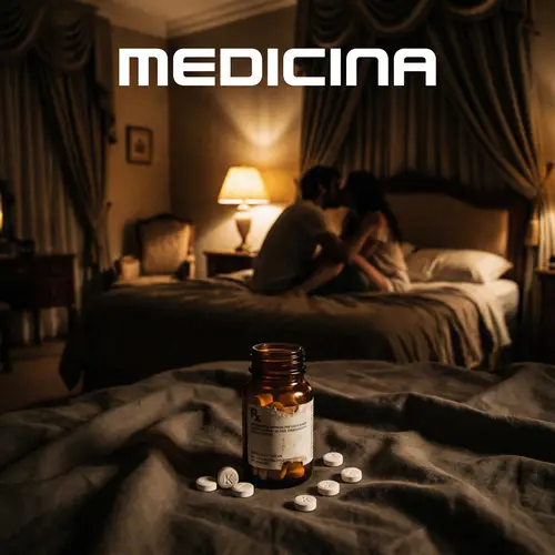 Medicina Album Cover: Aesthetic Bedroom Scene
