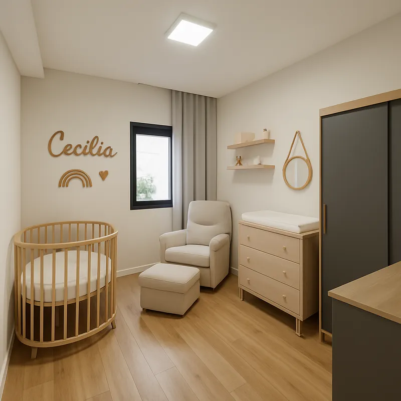 Transform an Empty Bedroom into Baby Cecilia's Room