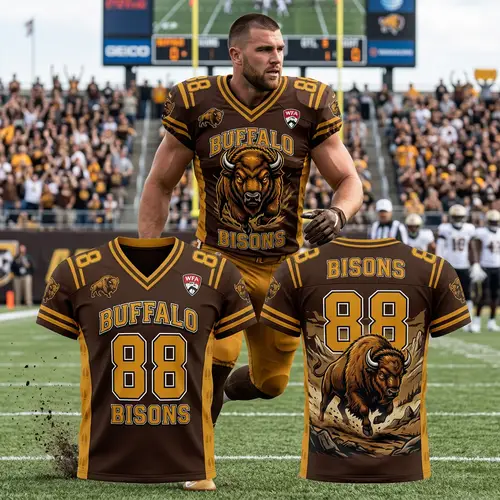 Bold Bison Sports Jersey - Dynamic Design