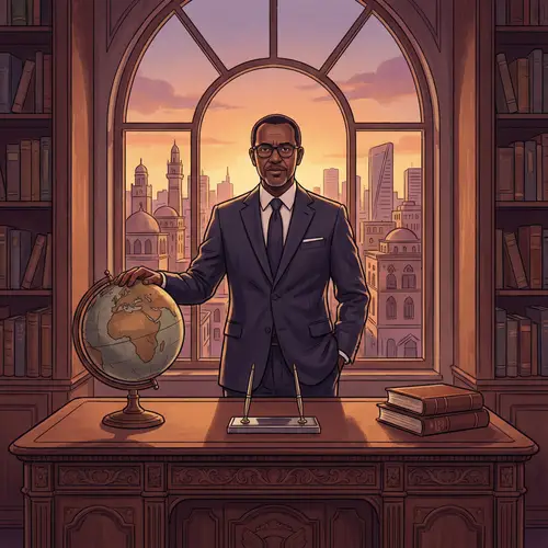 Ethiopian Government Minister in Office | Professional Portrait