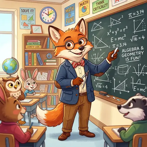 Professor Axo: The Math Fox for Kids