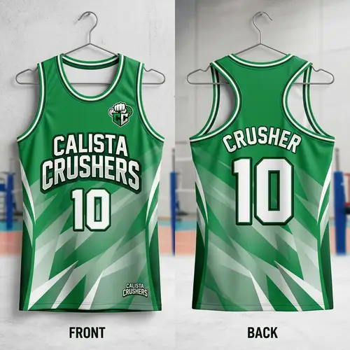 Modern Calista Crushers Volleyball Jersey Design