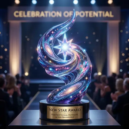 Unique New Star Award Trophy Design