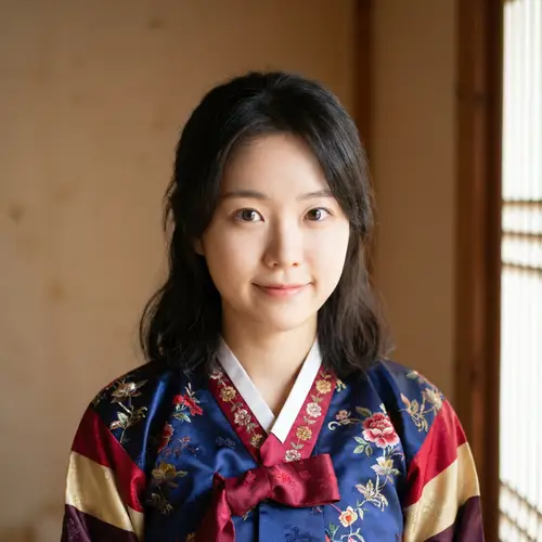 Realistic Portrait of a Beautiful Korean Woman