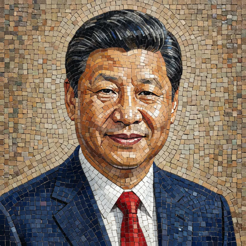 Juan Manuel Santos President Mosaic Image