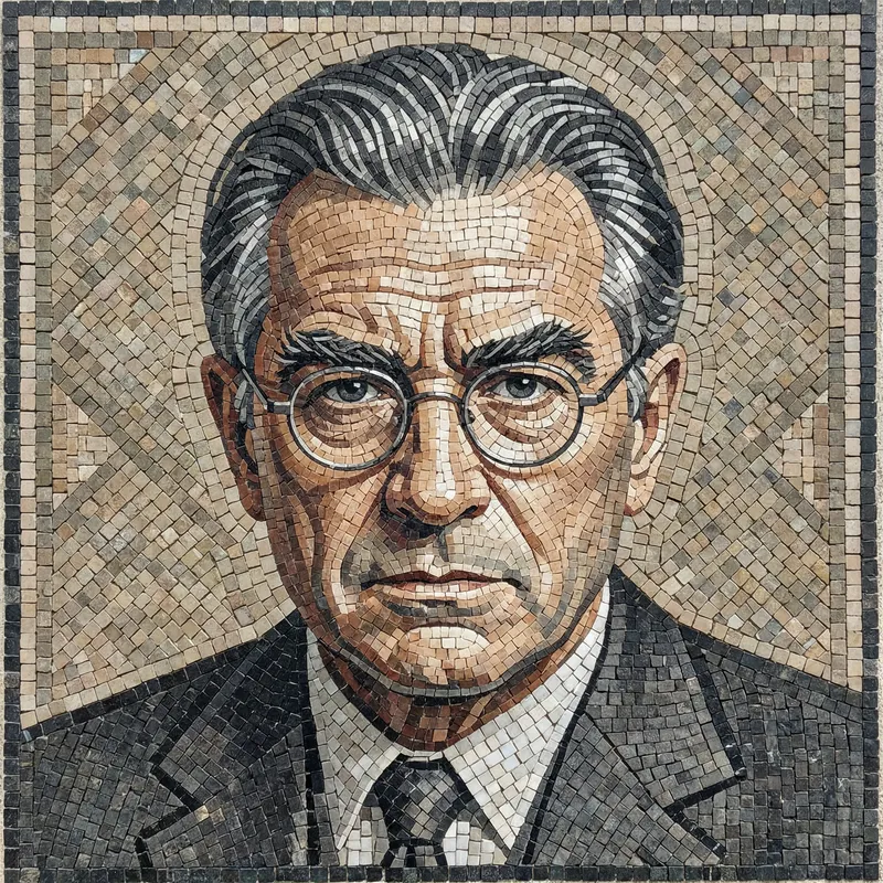 Juan Manuel Santos Mosaic - Stylish Formal Portrait of a Serious Man Juan Manuel Santos Mosaic - Stylish Formal Portrait of a Serious Man