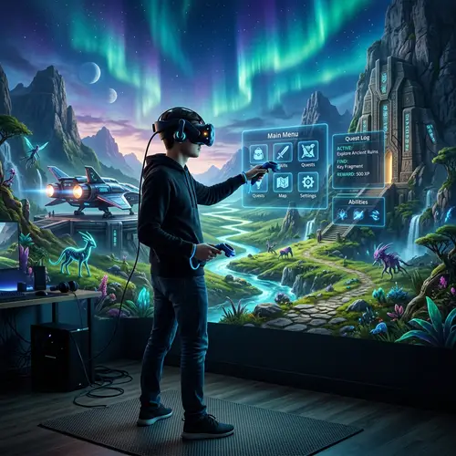 Immersive Virtual Reality Experience | VR World Exploration
