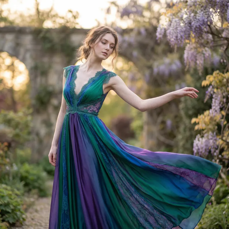 Ethereal Fashion Photography of a Young Model