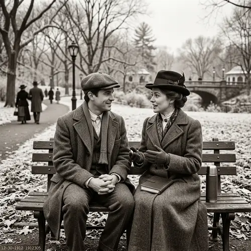 Maria and John Discuss Life in the Park