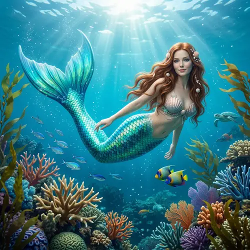 Majestic Mermaid - Capturing the Essence of the Ocean