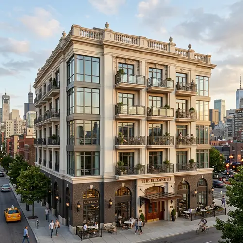 Modern & Classic Multi-Storey Building | Urban Skyline View