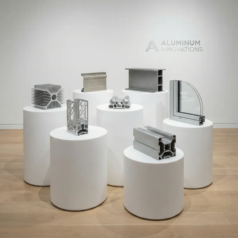 Aluminum Extrusion Samples Display Stand