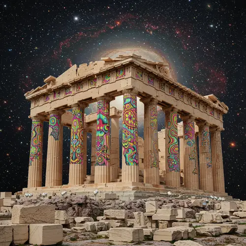 Greek Architecture and Psychedelic Art