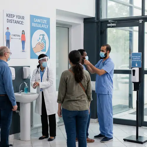 Hospital Safety Measures: Hand Washing and Mask Demo
