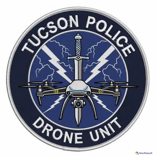 Tucson Police Drone Unit Patch - Unique Design