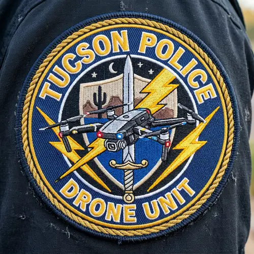 Tucson Police Drone Unit Patch - Unique Design