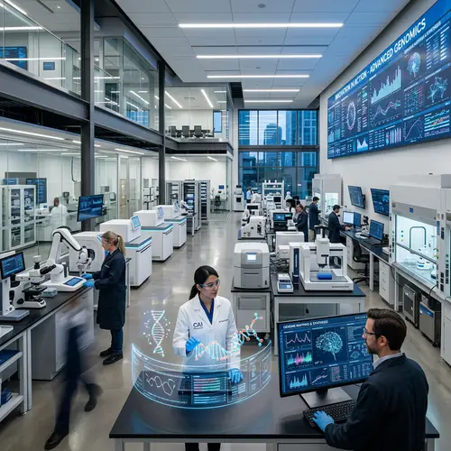 Advanced Research Laboratory with Cutting-Edge Tech