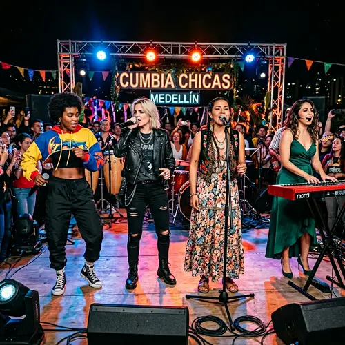 Colombian Female Music Group with Unique Personalities