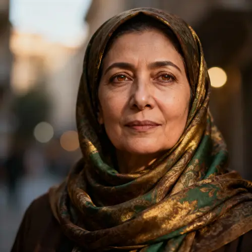 Stunning Hijab Portrait: Grace & Wisdom in Urban Setting