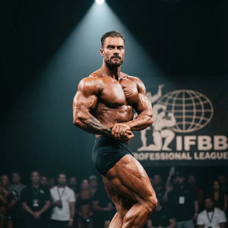 Stunning Bodybuilder with Dramatic Muscle Definition