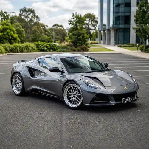 Sleek Grey Sports Car with BBS LM-Style Wheels | High Performance & Aesthetics