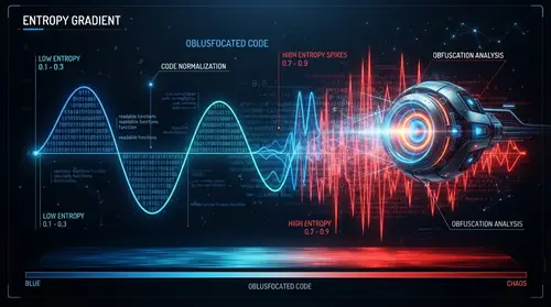 Abstract Entropy Visualization in AI Analysis