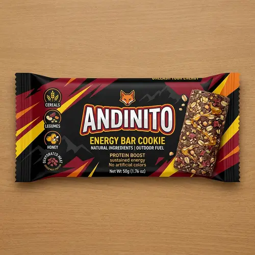 Colorful Packaging for ANDINITO Bar Cookies