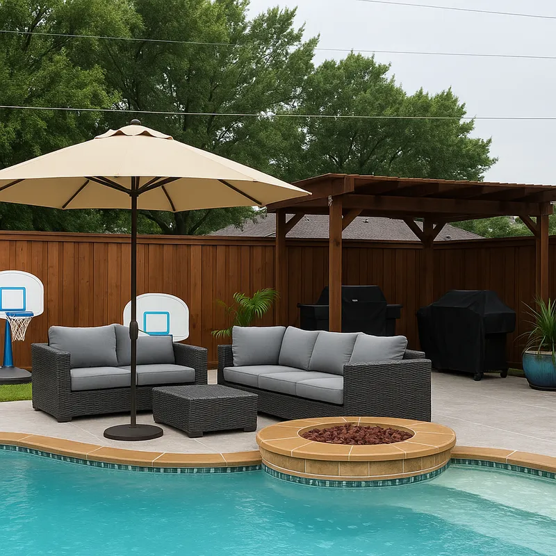 Modern Furniture Ideas for Pergola Spaces