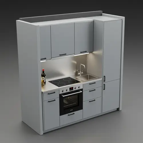 Modern Kitchen Design in Small Space