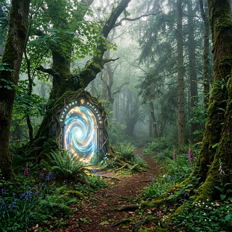 Captivating Forest Scene | Mystic Enchantment