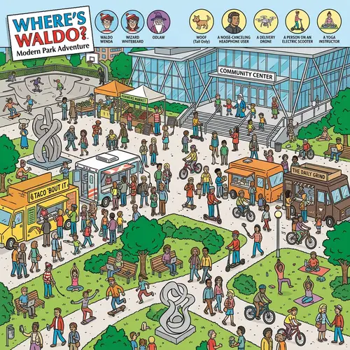 Modern Where's Waldo Adventure