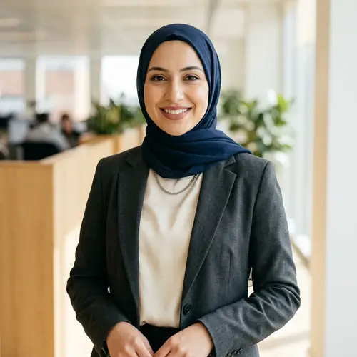 Professional Hijab Photo of a Woman