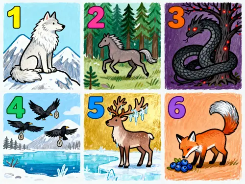 Colorful Nordic Mythology Art for Kids