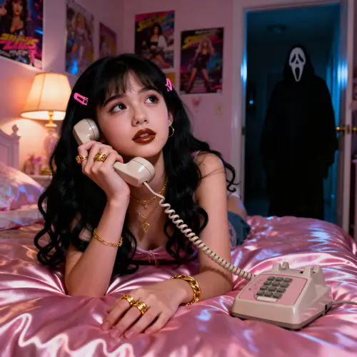 Dreamy 90s Portrait with a Mysterious Twist