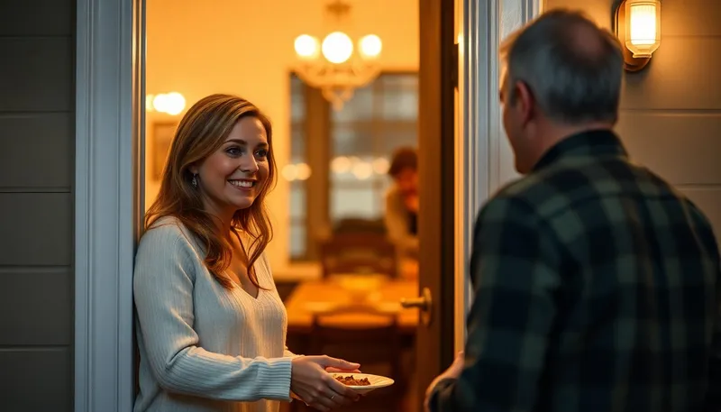 Inviting Dinner Party: Warm Welcome at the Door