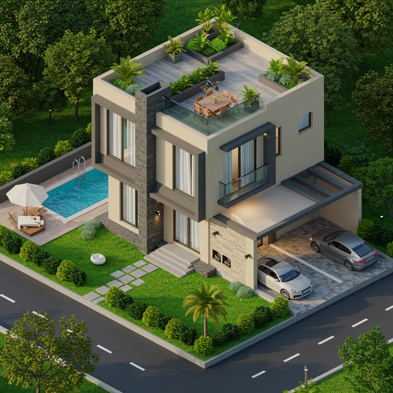 Isometric Villa Design Ideas & Inspiration