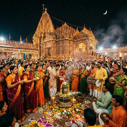 Maha Shivratri 2024 Celebration: Vibrant Rituals & Grand Temple