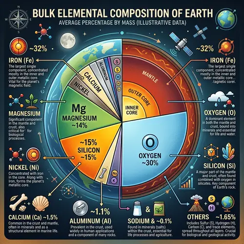 Earth Composition Breakdown: Elements and Percentages