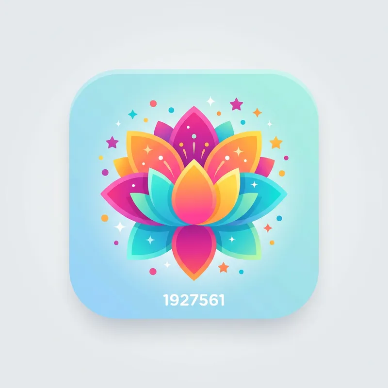 Celebration Flower Icon - Cheerful Designs
