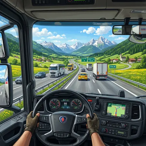 Realistic European Truck Driving Simulator Experience