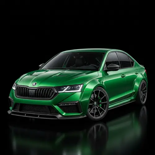Striking Green Skoda Octavia A4 Widebody | Modern Design