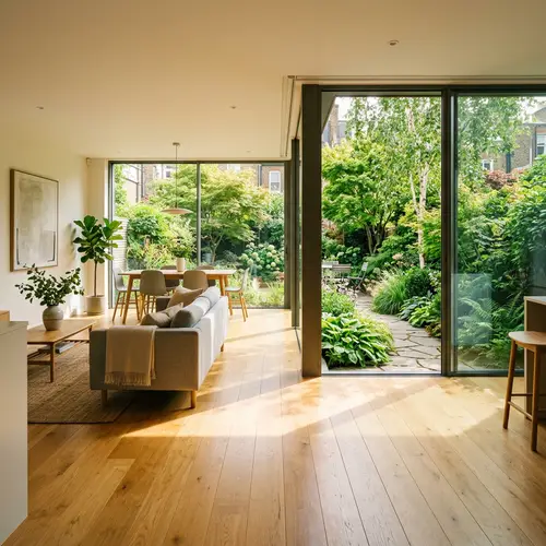 Elegant Open-Space Office with Natural Light
