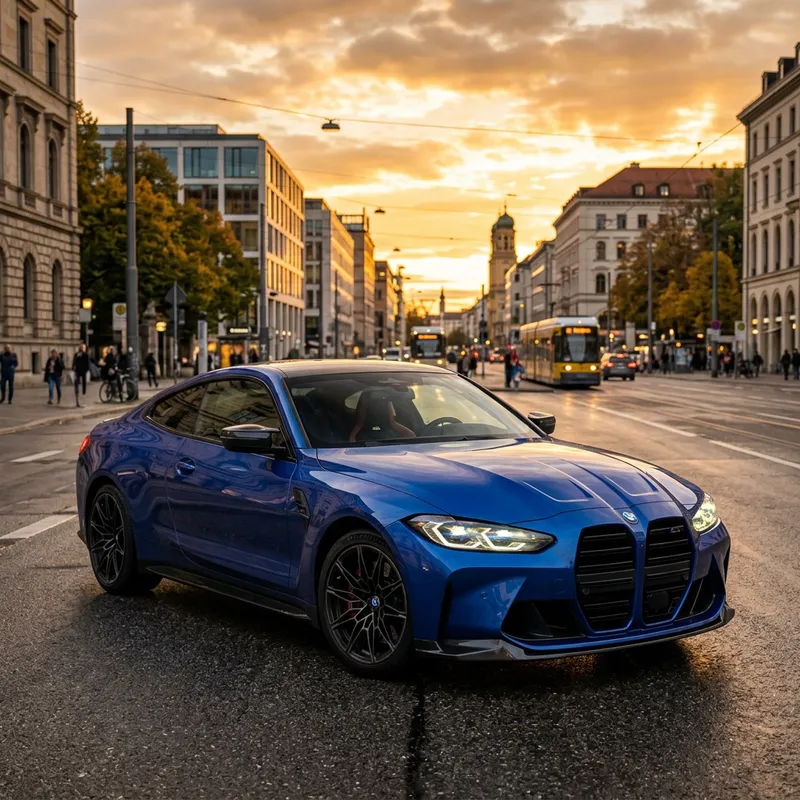 Stunning BMW M4: Dynamic Design & Bold Color