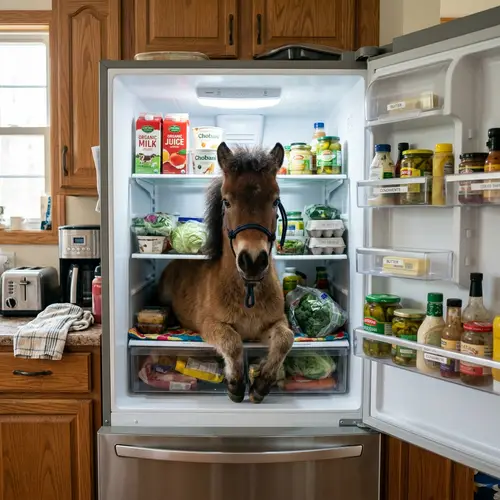 Horse in the Fridge: A Unique Concept