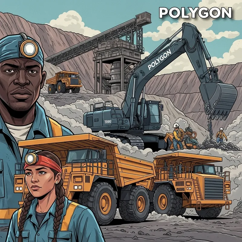 Explore the Polygon: Dynamic Diamond Mining Site