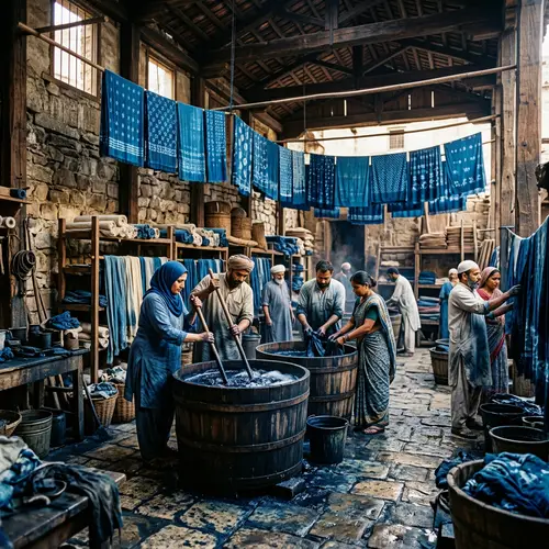 Traditional Blue Dye Workshop: Artisan Indigo Fabric Creations