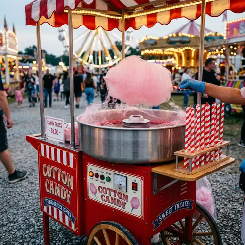 Traditional Candy Floss Machine | Funfair Cotton Candy Equipment