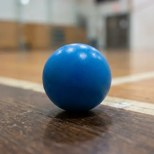 Vibrant Blue Racquetball Ball | Smooth & Squishy Rubber Composition