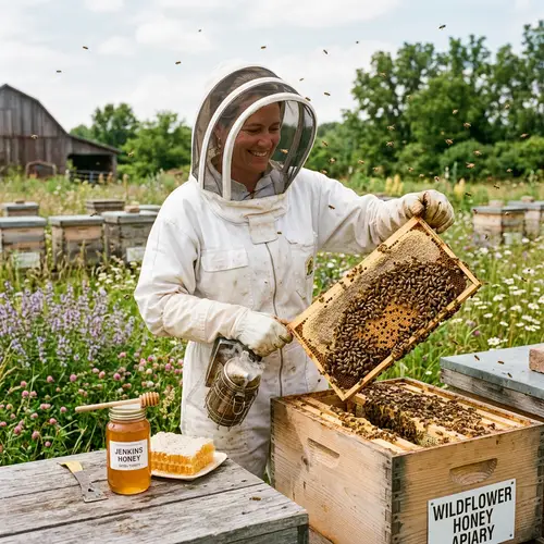 Female Beekeeper: Mastering Bees and Honey